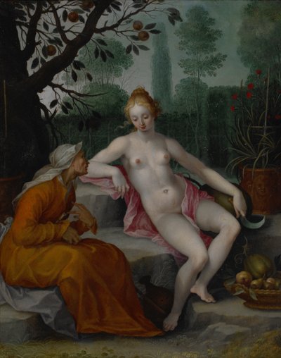 Vertumnus and Pomona by Abraham Bloemaert